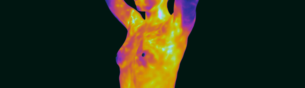 image depicting a breast thermogram