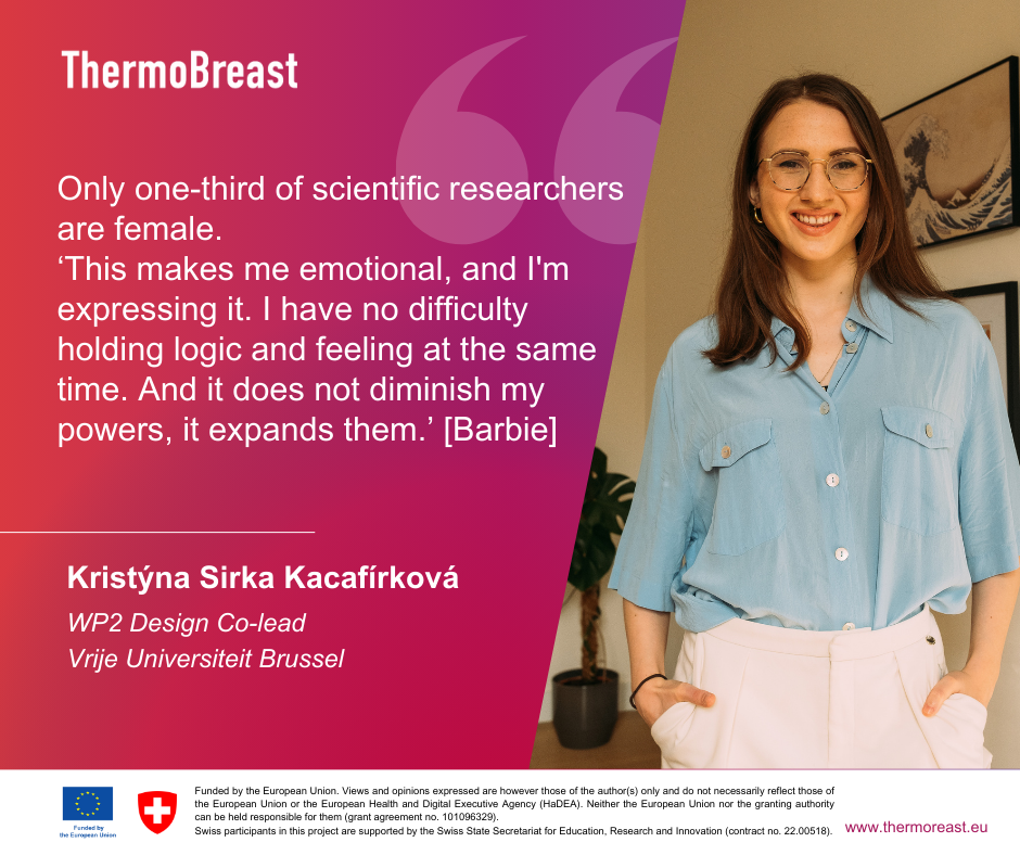 image depicting Kristyna Kacafirkova, the VUB team member of the ThermoBreast project consortium