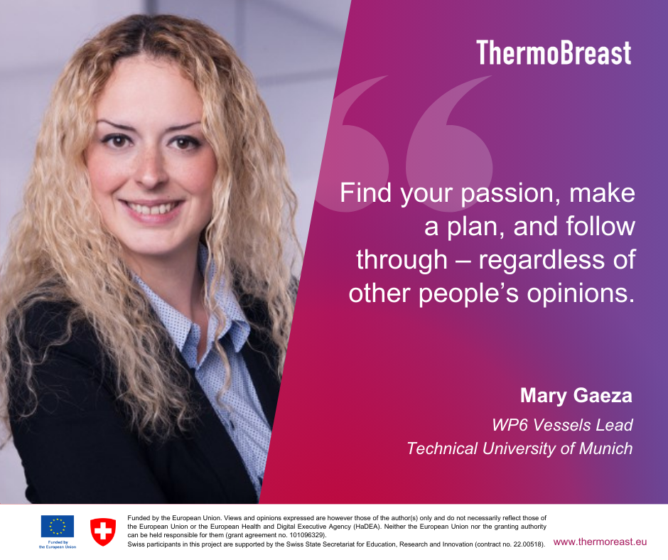 image depicting Mary Gaeza, the TUM team member of the ThermoBreast project consortium